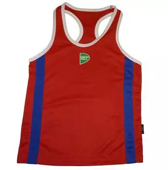 Майка боксёрская Green Hill KIDS полиэстер, BVK-3648, Красный, 10 лет