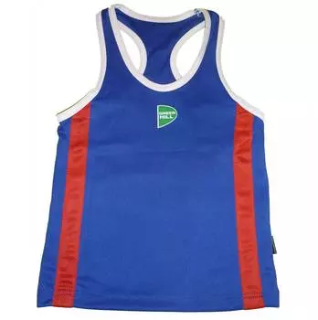 Майка боксёрская Green Hill KIDS полиэстер, BVK-3648, Синий, 8 лет