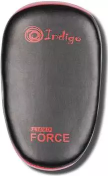 Макивара изогнутая INDIGO PU, 250066, Черно-красный, 33*19 см