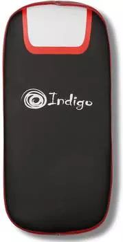 Макивара изогнутая INDIGO PU, PS-511, Черно-красно-белый, 41*22 см