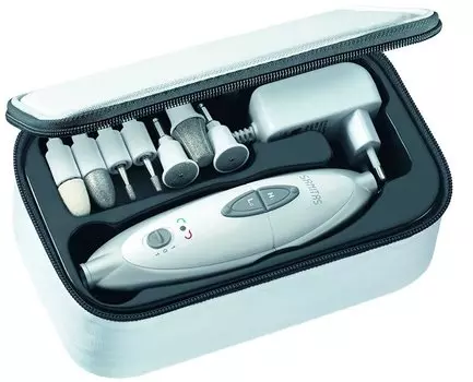 Маникюрно-педикюрный набор Sanitas SMA 35 насадок в компл.:7шт белый