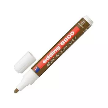 Маркер лаковый для мебели EDDING 8900, 1,5-2 мм, ГРЕЦКИЙ ОРЕХ СВЕТЛЫЙ, нитро-основа, E-8900/614