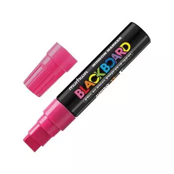 Маркер меловой MUNHWA Black Board Jumbo, РОЗОВЫЙ, 15мм, влагостираемый, на водной основе, JBM15-10