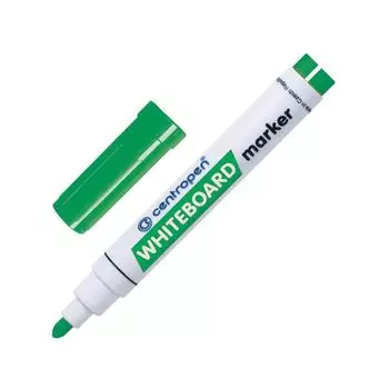 Маркер стираемый для белой доски ЗЕЛЕНЫЙ, CENTROPEN "Dry-Wipe", 2,5 мм, 8559, 5 8559 0110 (10 шт.)