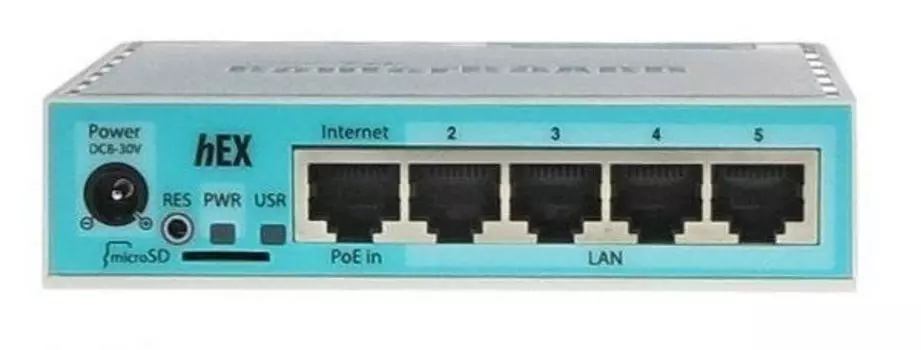 Маршрутизатор MikroTik hEX RB750Gr3 белый