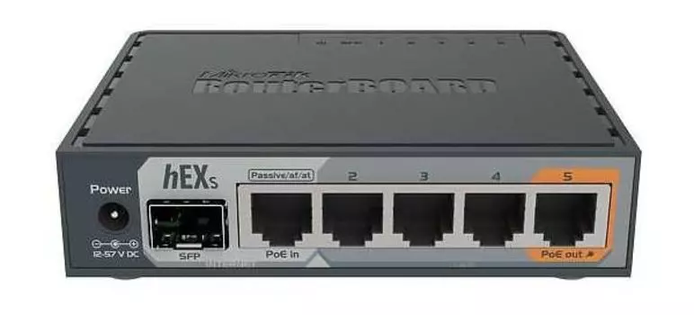 Маршрутизатор MikroTik hEX S (RB760iGS)