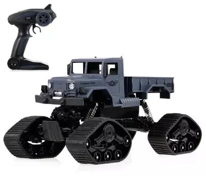 Машина AMPHIBIOUS в военном стиле на РУ на гусеницах в короб аккумулятор ZG-C1231WS