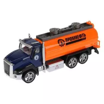 Машина "Бензовоз" 21 см металлическая инерционная подвижные детали 262314, Технопарк 2213-3R3