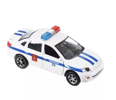 Машина "Лада Гранда Полиция" металлическая инерционная SB-13-15-2