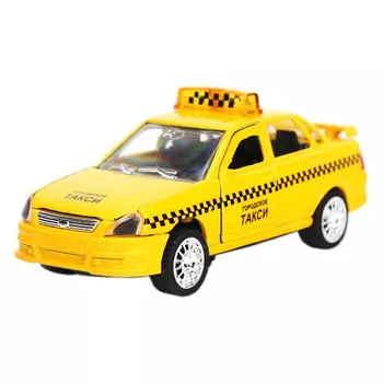 Машина "Лада Приора Такси" 12,5 см металлическая инерционная СТ12-440-5