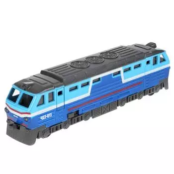 Машина металл Локомотив 19см,свет+звук,инерц,открыв. двери SB-16-91-BL-WB