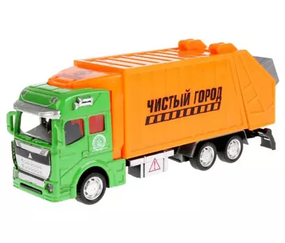 Машина "Мусоровоз" 19 см металлическая инерционная 258632, Технопарк 2211-1R