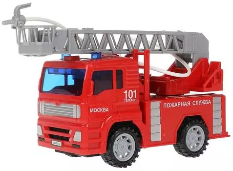 Машина пластик свет-звук ПОЖАРНАЯ МАШИНА 16см,с водой, инерц 1811А196-R