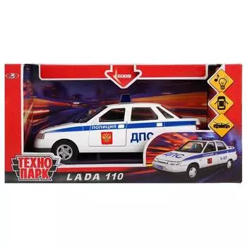 Машина Технопарк LADA 110 Полиция ДПС,свет+звук 180466 A553-H11060
