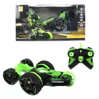 Машинка 1TOY Драйв "Трюковая машина-перевертыш" на р/у, размер: 19см.