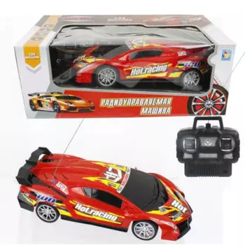 Машинка 1TOY "Спортавто" машина на р/у, красная