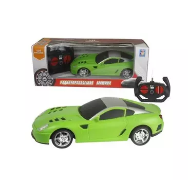 Машинка 1TOY "Спортавто" машина на р/у, матовый зеленый