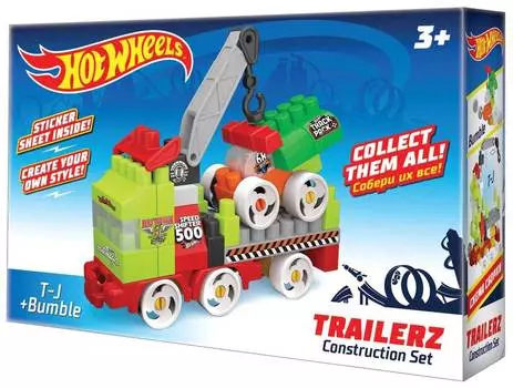 Машинка-конструктор Bauer серия trailerz T-J+Bumble 47 деталей