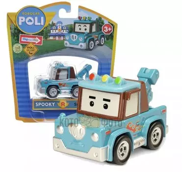 Машинка Poli Robocar Спуки металлическая 6см