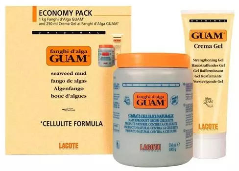 Маска антицеллюлитная Guam Fanghi D'alga 1 кг + Гель-лифтинг укрепляющий 250 мл