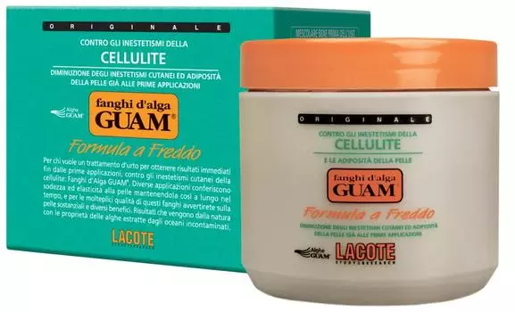 Маска антицеллюлитная Guam с охлаждающим эффектом Fanghi D'alga 500 г