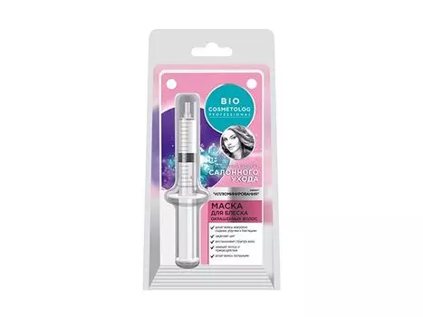 Маска для блеска окрашенных волос Fito косметик BioCosmetolog 25 мл