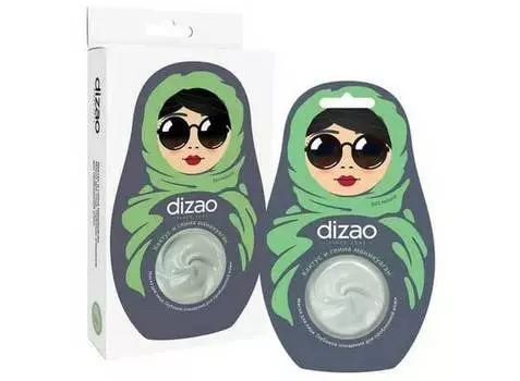 Маска для лица Dizao Кактус и глина маникуага Глубокое очищение для проблемной кожи 1 шт.