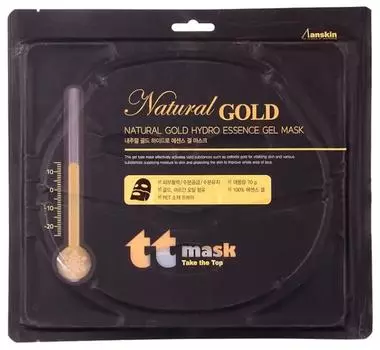 Маска для лица гидрогелевая с золотом Anskin Natural Gold Hydro Essence Gel Mask 70g