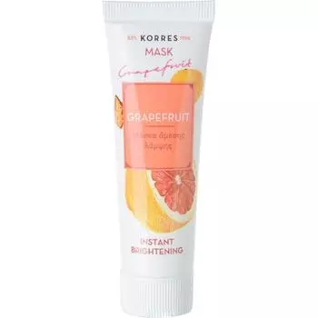 Маска для лица Korres грейпфрут, 16 мл, мгновенное улучшение цвета кожи