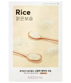 Маска для лица MISSHA Airy Fit Sheet Mask (Rice)