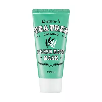 Маска для лица ночная A'PIEU Fresh Mate Tea Tree Mask ( Calming ) 50мл