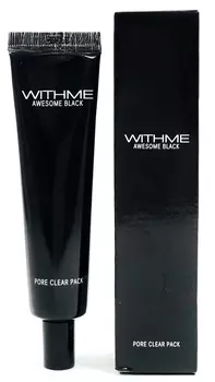 Маска для лица очищающая Withme Awesome Black Pore Clear Pack, 30 гр