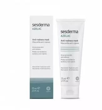 Маска для лица SESDERMA Azelac против покраснений, 75мл