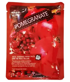Маска для лица тканевая Real Essence Pomegranate Mask Pack 25мл