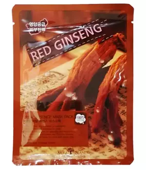 Маска для лица тканевая Real Essence Red Ginseng Mask Pack 25мл