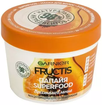 Маска для волос Garnier Fructis Superfood Папайя 390
