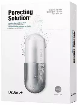 Маска Dr. Jart+ Dermask "Капсулы Красоты" Интенсивное очищение и сужение пор 28 гр.* 5 шт.