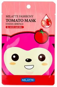 Маска на тканевой основе для лица томатная Milatte Fashiony Tomato Mask Sheet 21 г