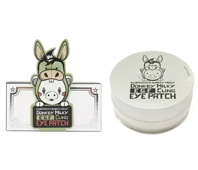 Маска-патч для глаз elizavecca donkey piggy milky egf cling eye patch 70гр