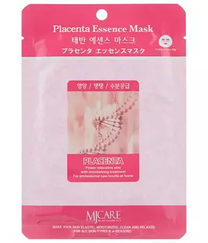 Маска тканевая для лица Плацента Placenta Essence Mask 23гр