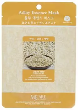 Маска тканевая для лица с экстрактом адлай Mijin Cosmetics Adlay Essence Mask 23 г