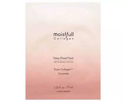 Маска тканевая Etude House Collagen Deep Sheet Mask 37ml