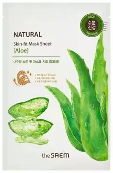 Маска тканевая с экстрактом алоэ вера The Saem Natural Aloe Mask Sheet 21 мл