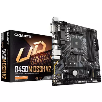 Материнская плата Gigabyte B450M DS3H V2 Socket AM4