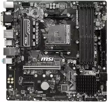 Материнская плата MSI B450M PRO-VDH MAX