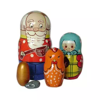 Матрешка Бэмби Курочка Ряба Р-45/743