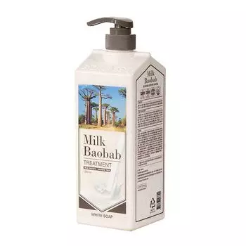 MB PWS Бальзам для волос MilkBaobab Perfume Treatment White Soap 500мл