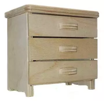 Мебель для кукол Альтаир комод арт.МК-016