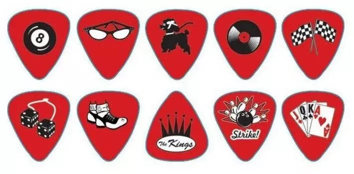 Медиаторы D'Andrea RPRKH RockaBilly 12шт