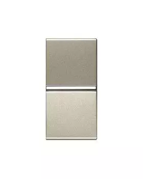 Механизм переключателя 1-кл. 1п 1мод. СП Zenit 16А IP20 с клавишей шампань ABB 2CLA210200N1901